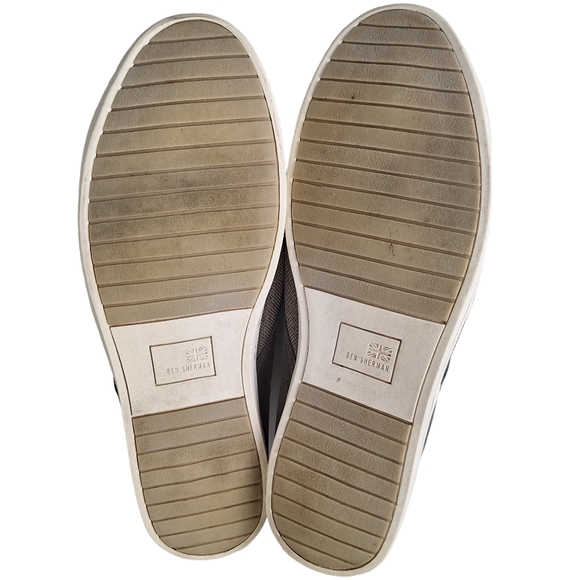 Ben Sherman Payton Men Sz 11 Gray Fabric Lace Up Chukka Boots - Picture 13 of 14